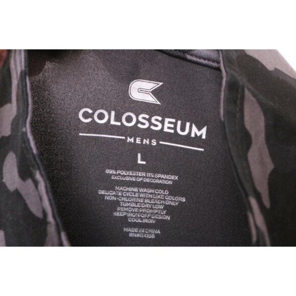 NEW Louisiana State LSU Tigers Colosseum OHT Camouflage 1/4 Zip Shirt Men's L - Picture 7 of 9